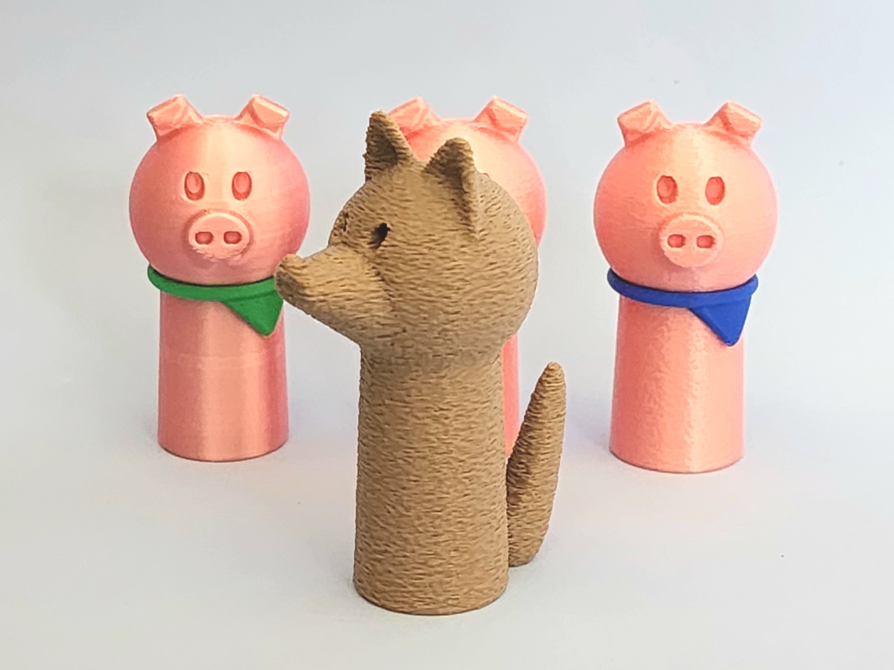 Bộ rối ngón tay Ba Chú Heo Con