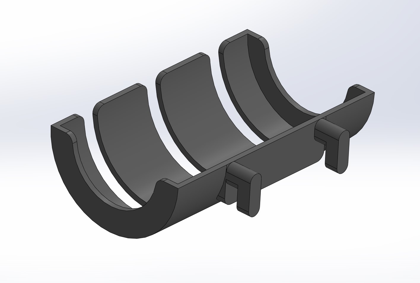 Kệ giữ cuộn cáp USB (Ikea Skadis)