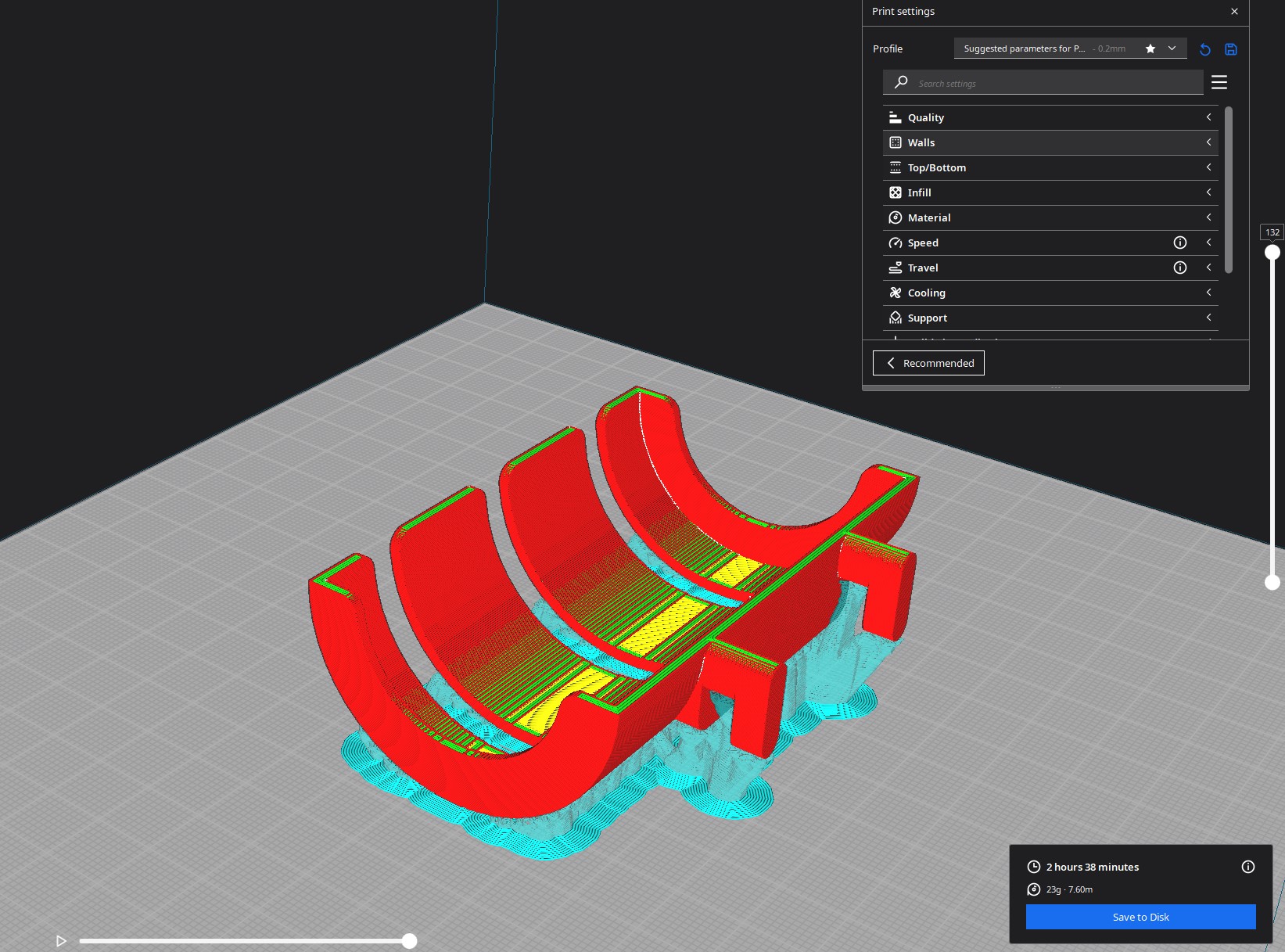 Kệ giữ cuộn cáp USB (Ikea Skadis)