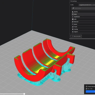 Kệ giữ cuộn cáp USB (Ikea Skadis)