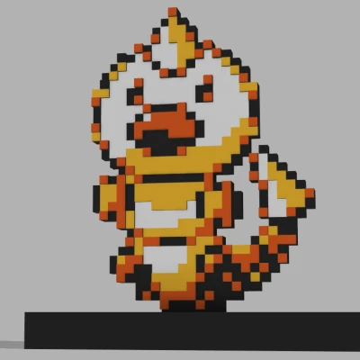 Sâu Kim 8bit Retro Không Phải Weedle