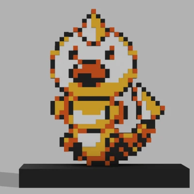 Sâu Kim 8bit Retro Không Phải Weedle