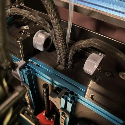 Phụ kiện Mod Voron V0.2 Nema17: Kẹp Panel, Bản Lề và Tophat