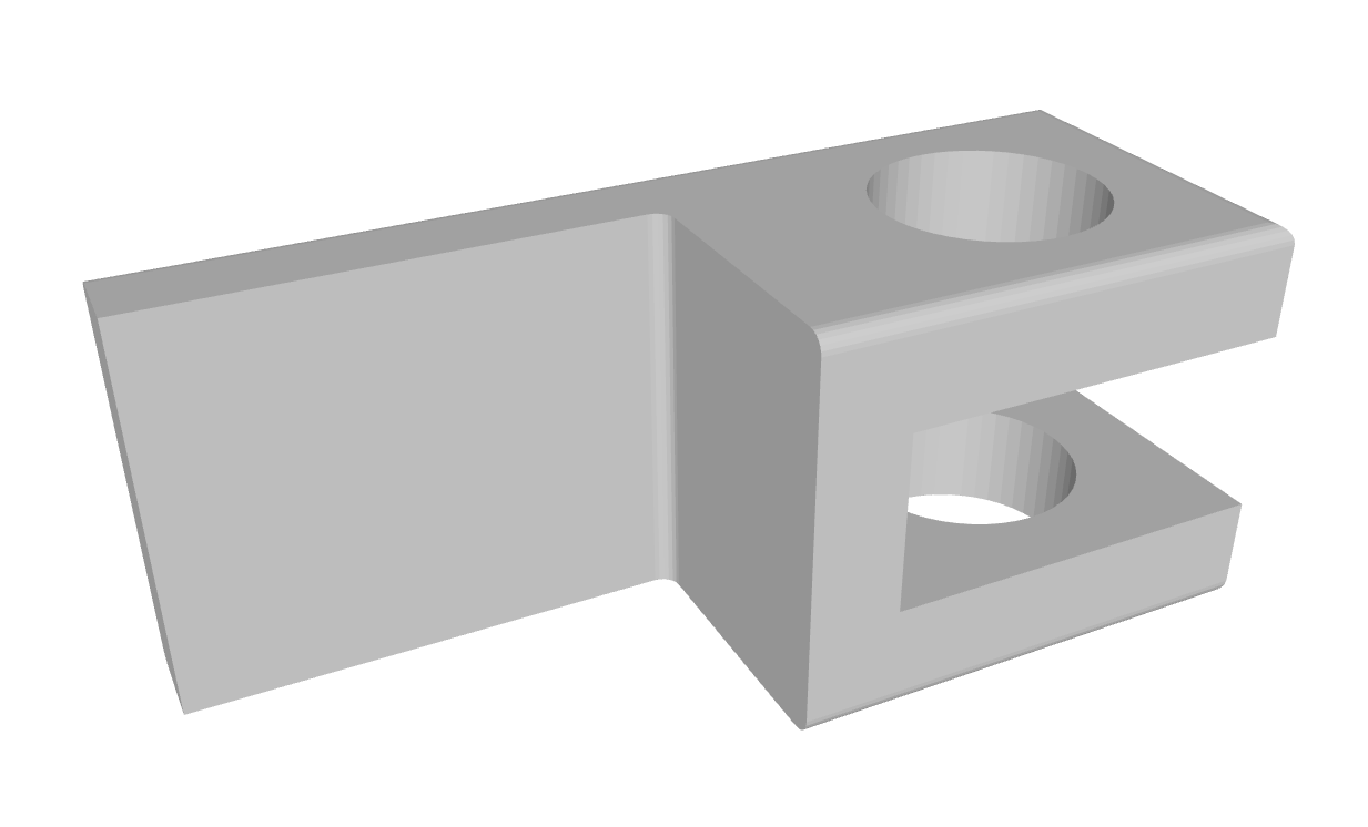 Giá đỡ cực đơn giản cho laser crosshair gắn vào đầu máy laser