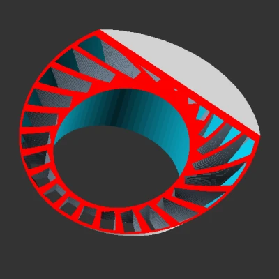 Bộ khuếch tán vòng LED (12,16,24 × Neopixel)