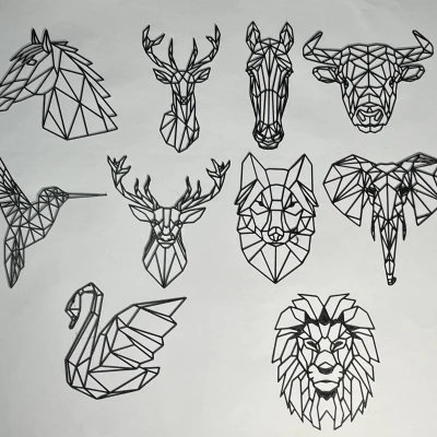 Bộ sưu tập các thiết kế động vật hình học