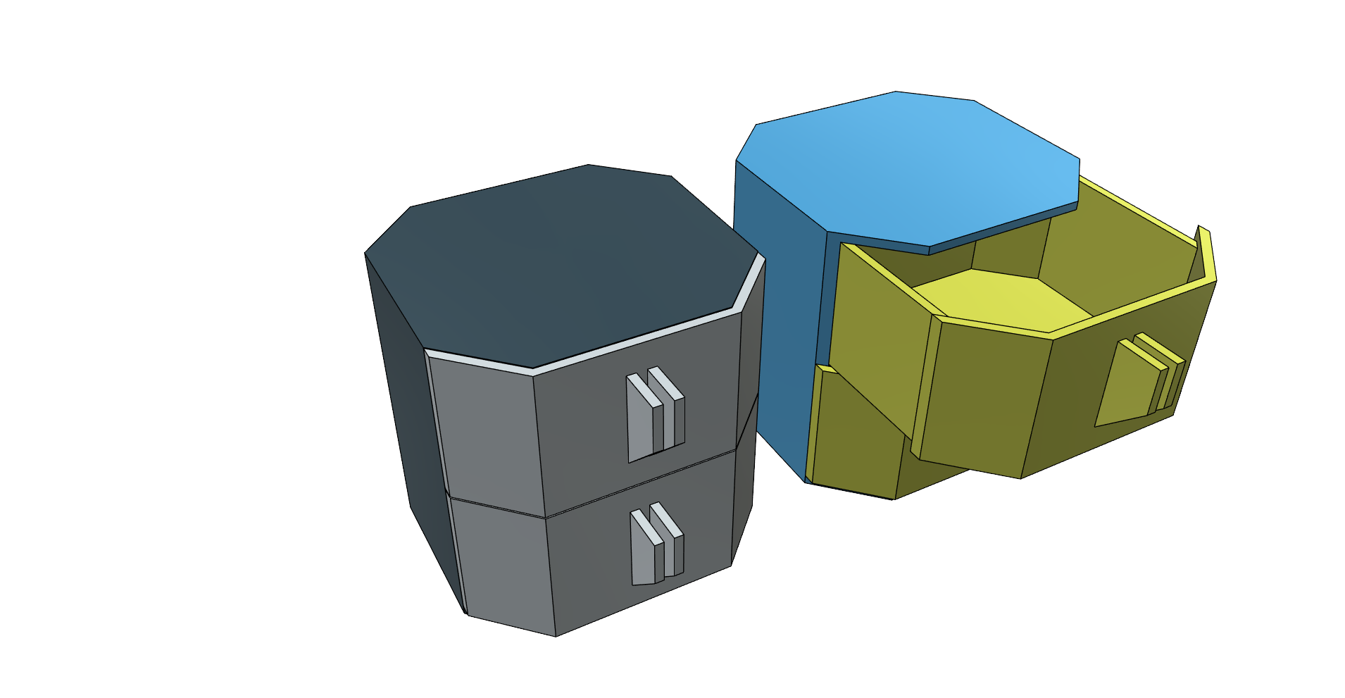 Hộp đựng ngăn kéo để bàn làm việc, văn phòng, trang sức, dễ in, không cần support