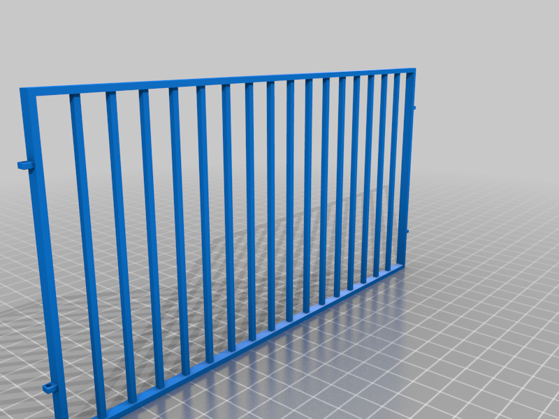 Mô Hình Hàng Rào Sắt