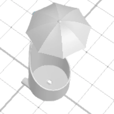 Giá Đỡ Bia Có Nắp Trùm Phòng Tắm