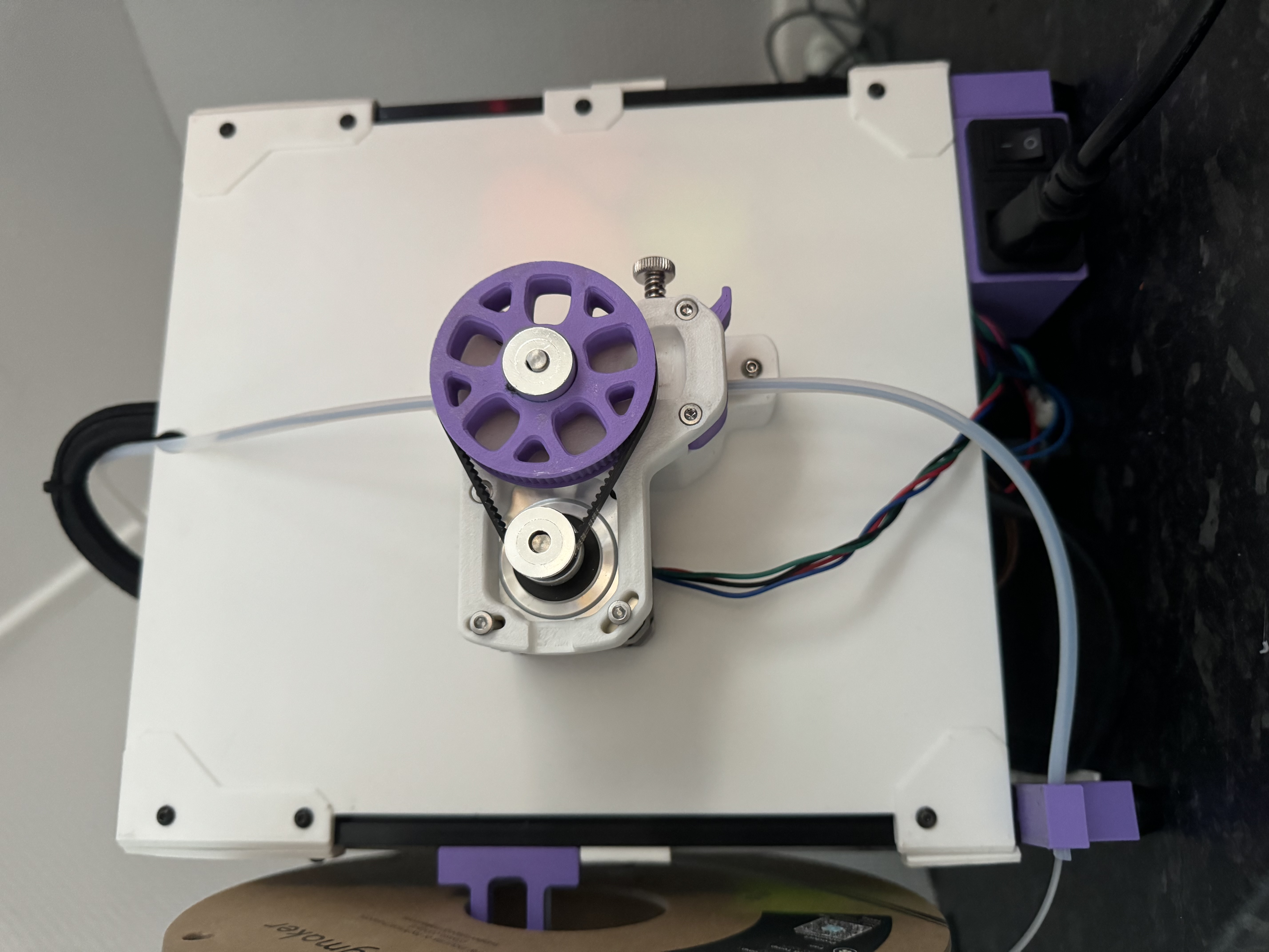 Tấm Lưng Có Đồng Hồ Quả Quýt và Gá Lắp Extruder M4 cho Voron V0.1