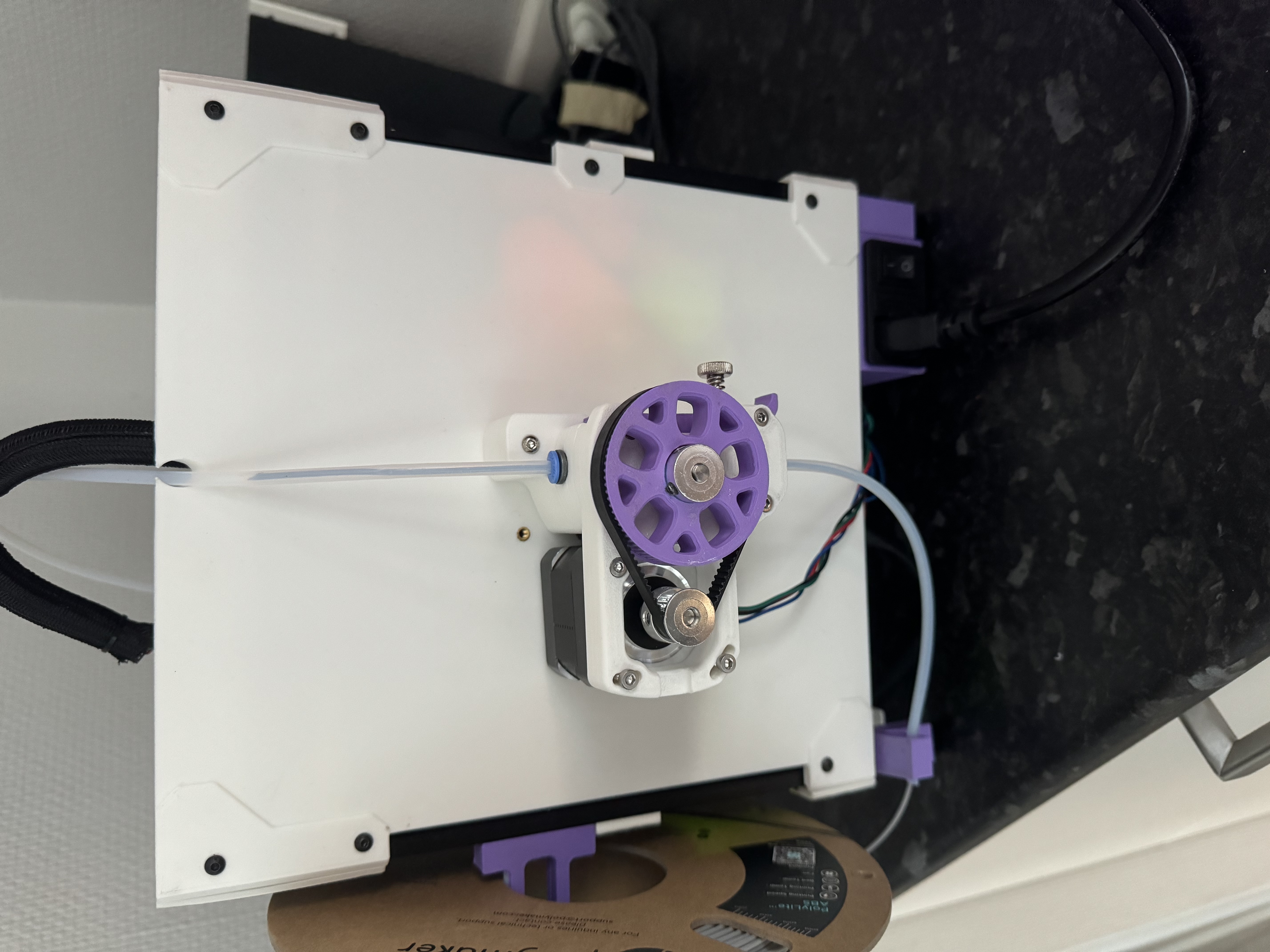 Tấm Lưng Có Đồng Hồ Quả Quýt và Gá Lắp Extruder M4 cho Voron V0.1