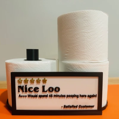 Kệ Giữ Giấy Vệ Sinh & Bảng Hiệu Tùy Chỉnh