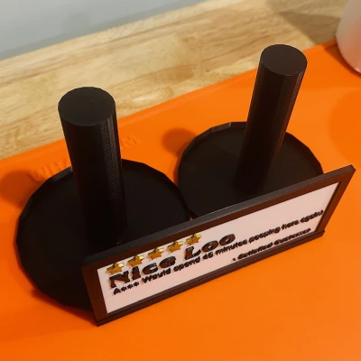 Kệ Giữ Giấy Vệ Sinh & Bảng Hiệu Tùy Chỉnh