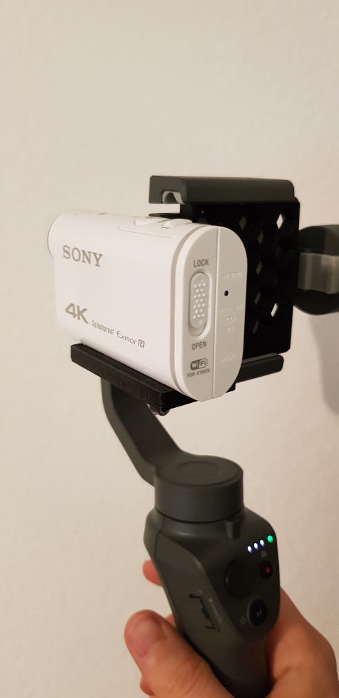 Adapter Sony FDR X1000 cho DJI OSMO Mobile 2