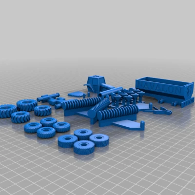 Máy kéo và dụng cụ