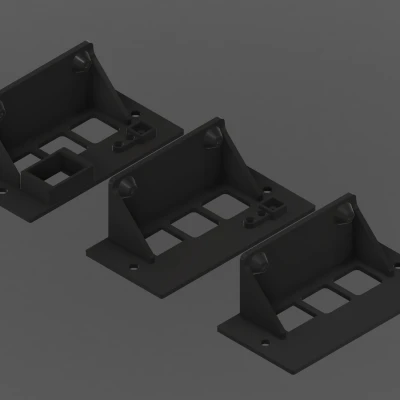 MP-1 Rack: Đế gắn Raspberry Pi 2 & 3 cho khung rack 2U