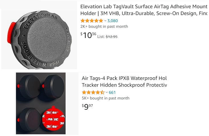 Đế Airtag cho bình Hydroflask và Thermoflask