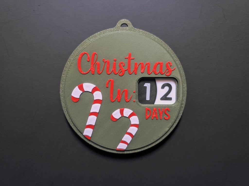 Móc Trang Trí Đếm Ngược Giáng Sinh