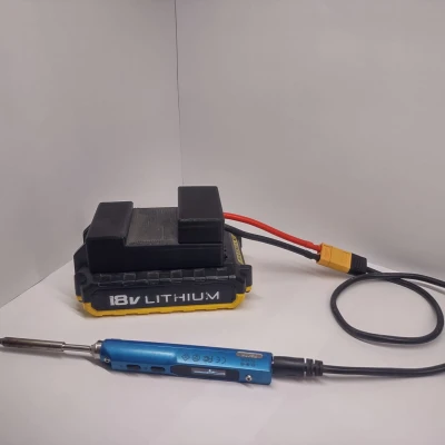 Đế giữ, bộ nối pin cho pin STANLEY 18v.