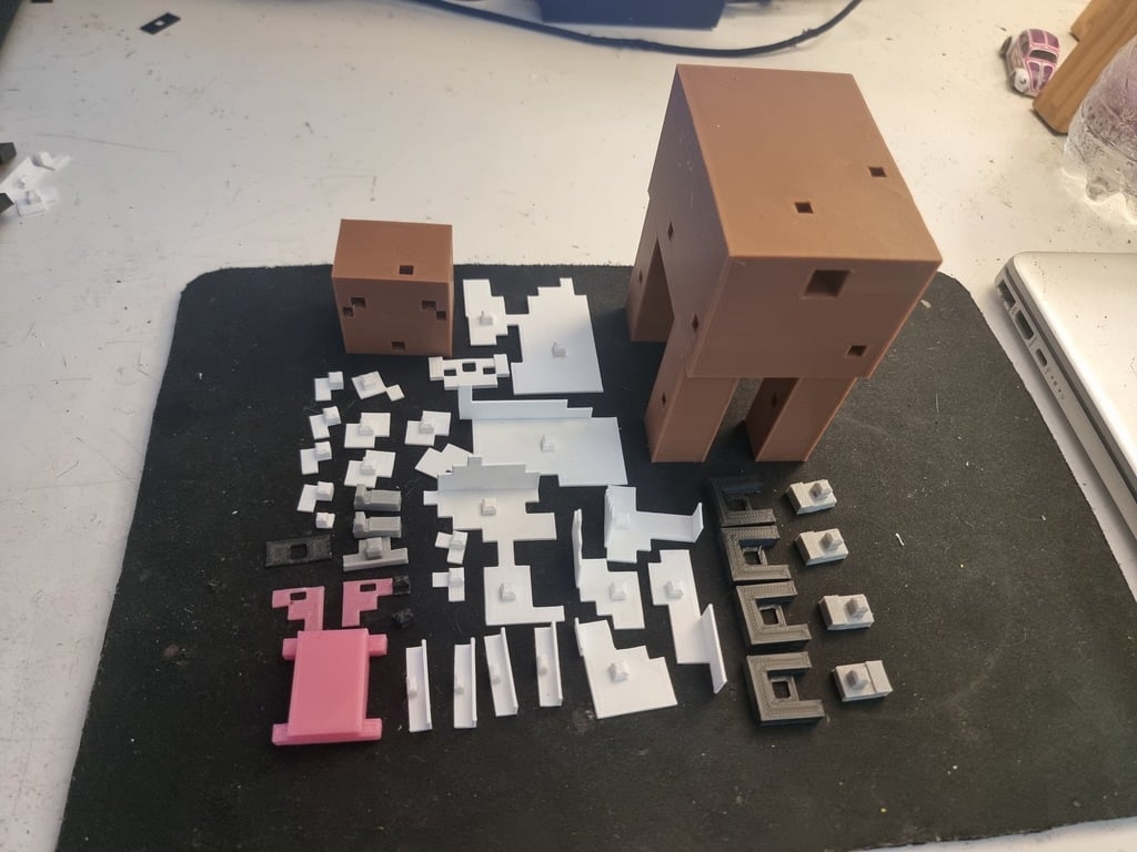 Mô hình bò Minecraft