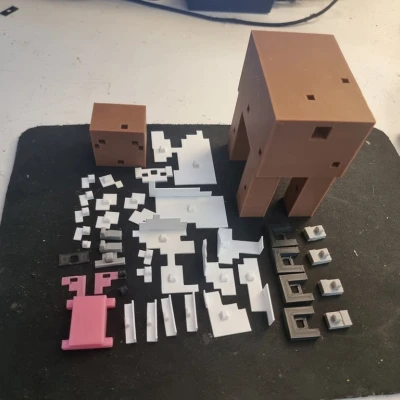 Mô hình bò Minecraft