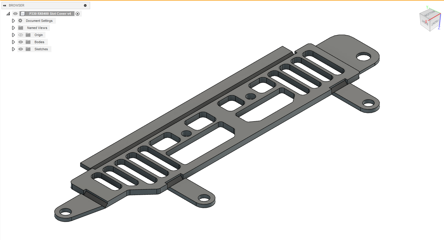 Lenovo P330 Tiny RX6400 PCIe Bracket