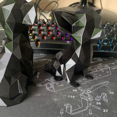 Čivava - Mẫu chihuahua Low Poly (Trang Trí)(Không Cần Support!) ĐÃ SỬA