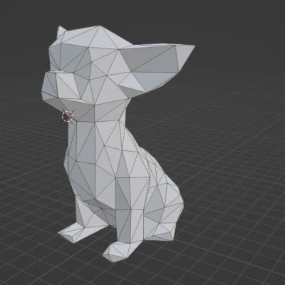 Čivava - Mẫu chihuahua Low Poly (Trang Trí)(Không Cần Support!) ĐÃ SỬA