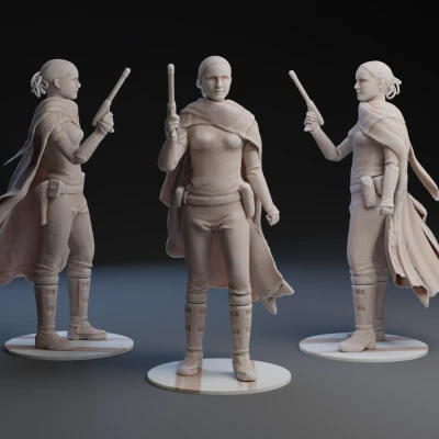 Padme với Súng lục