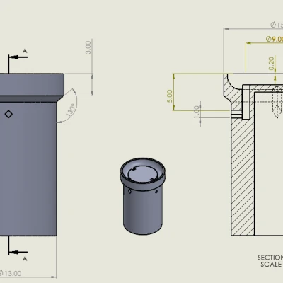 Đầu vòi phun cho tế bào dòng phổ