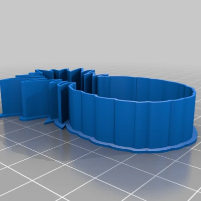 Khuôn Cắt Bánh Quy Hình Trái Thơm