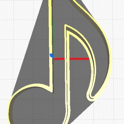 Khuôn Cắt Bánh Hình Nốt Nhạc Tròn