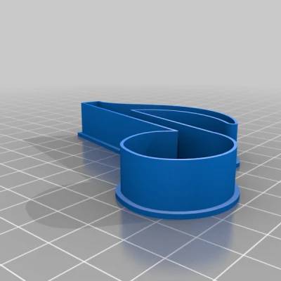 Khuôn Cắt Bánh Hình Nốt Nhạc Tròn