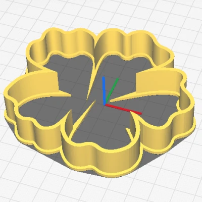 Khuôn Cắt Bánh Hoa Dâm Bụt