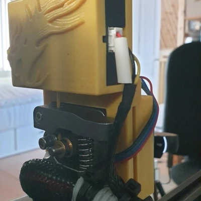 Giá đỡ cảm biến hết dây cho Ender 3V2 với đầu đùn Unitak3D