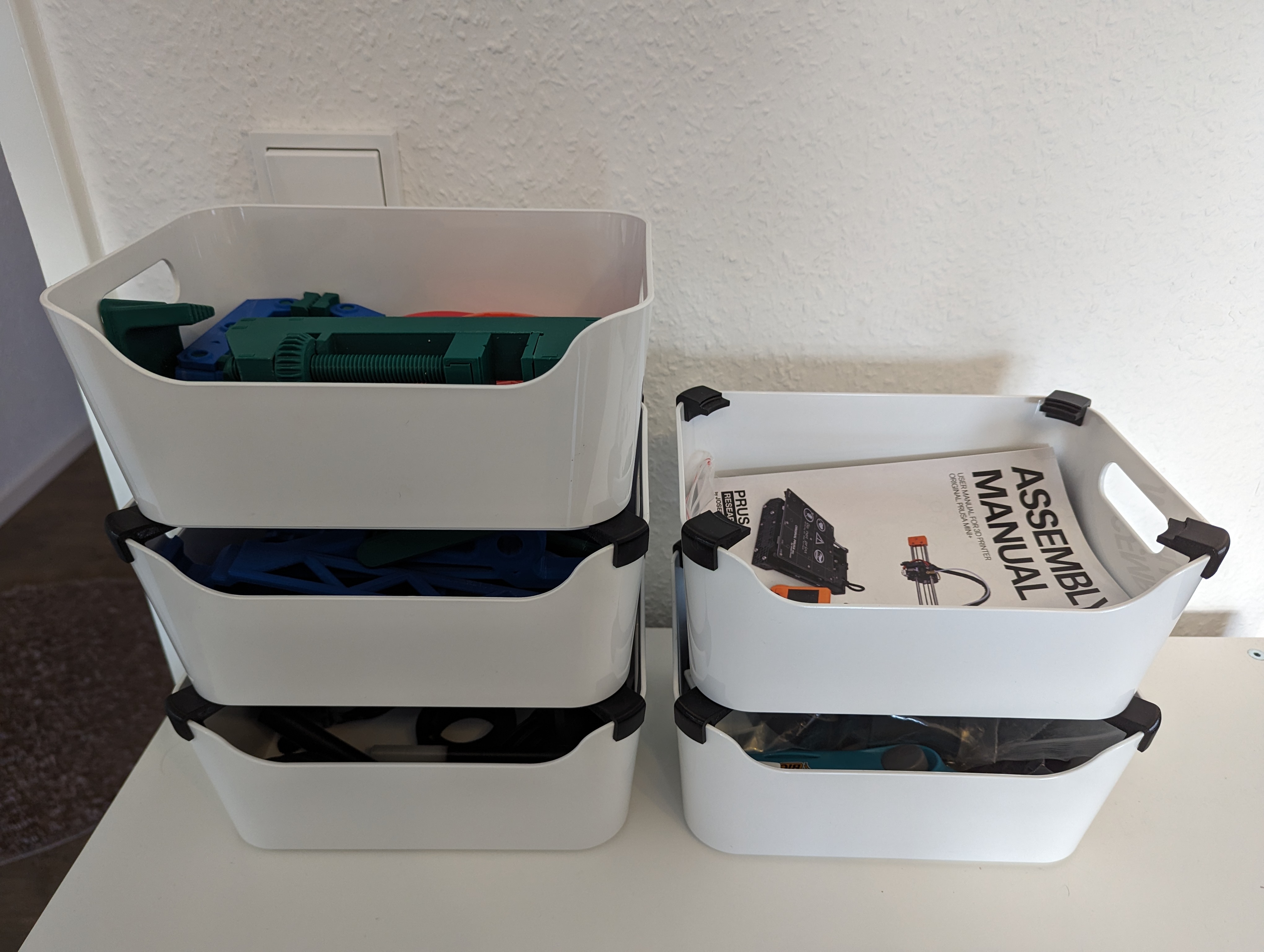 Kẹp Chồng Hộp Ikea Variera