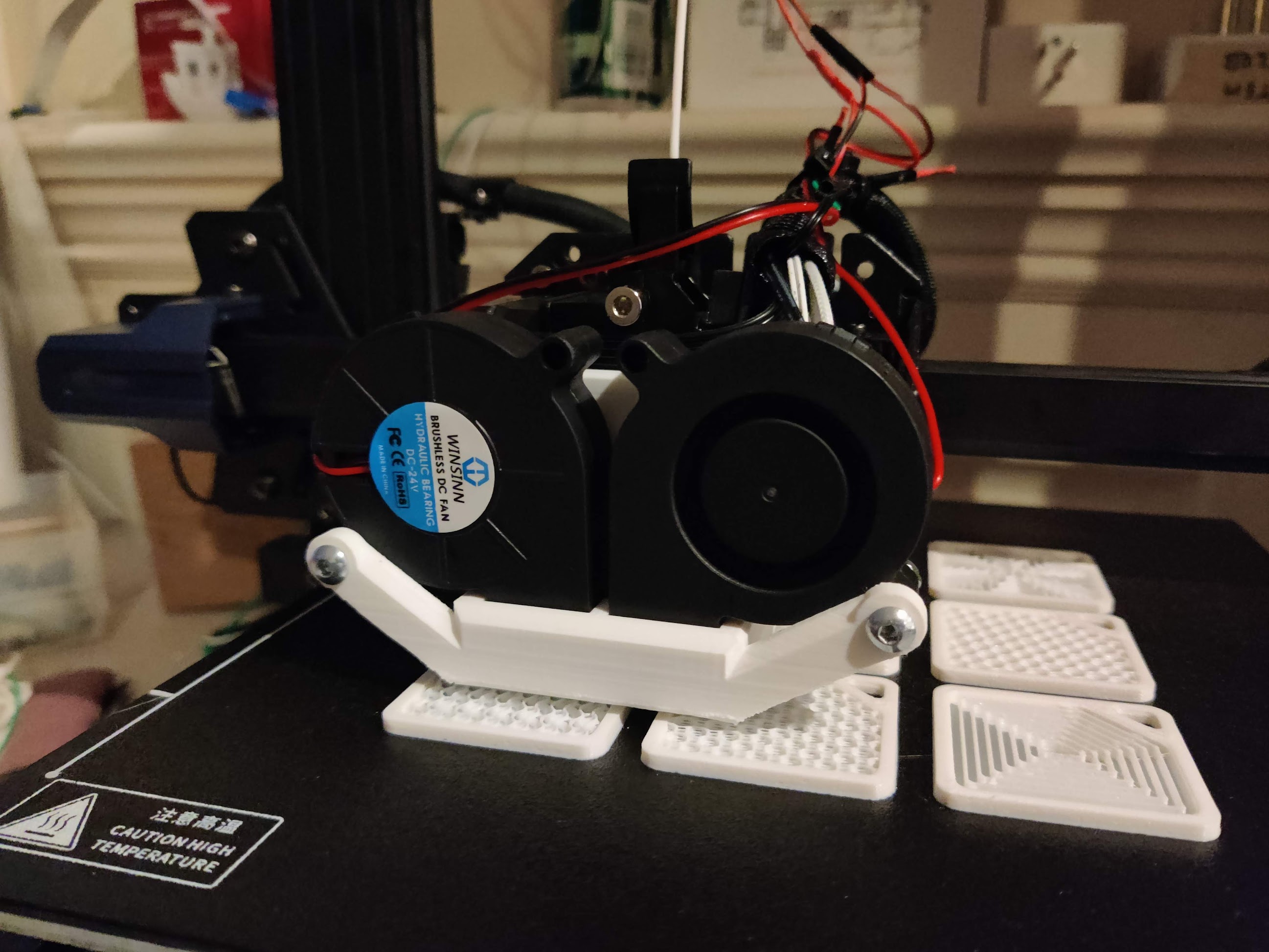 Ống thông gió quạt kép 5015 cho Anycubic Kobra Neo