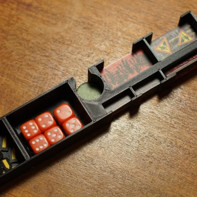 Hộp đựng Zombicide Season 2 Toxic City Mall - Khay đựng token