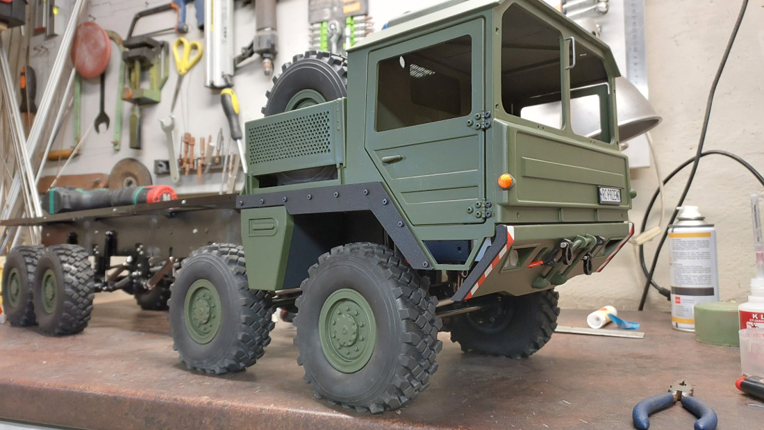 Cabin xe tải MAN tỉ lệ 1/10