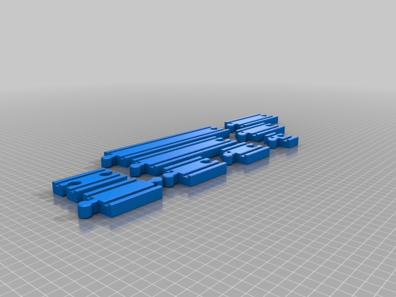 Đường Ray Xe Lửa Gỗ Đồ Chơi / Thẳng / Tương Thích BRIO Thomas IKEA