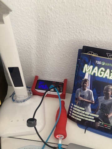 Kẹp Bàn Sạc USB Dạng Dẹt