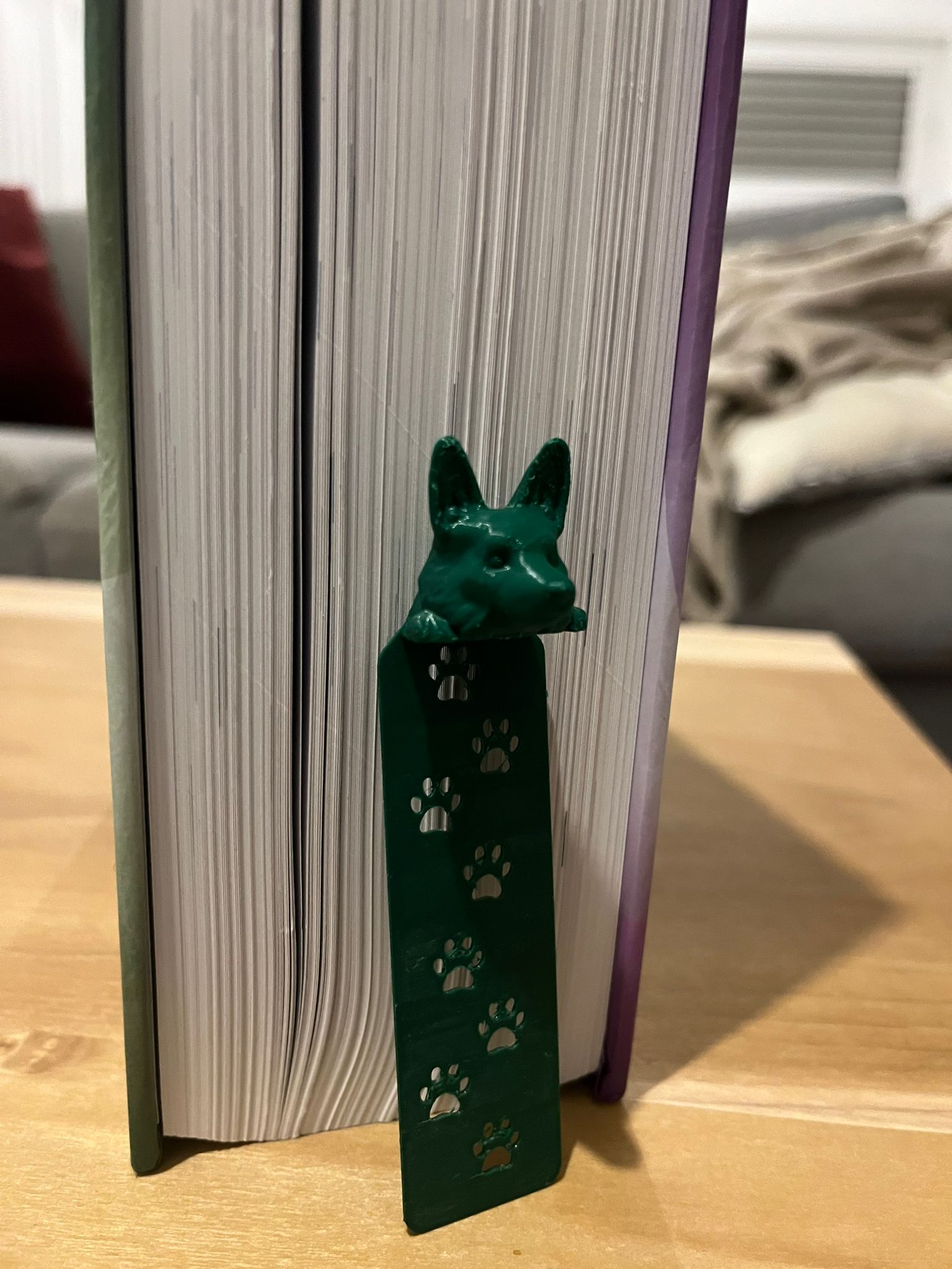 Bookmark Corgi Thò Đầu Ra