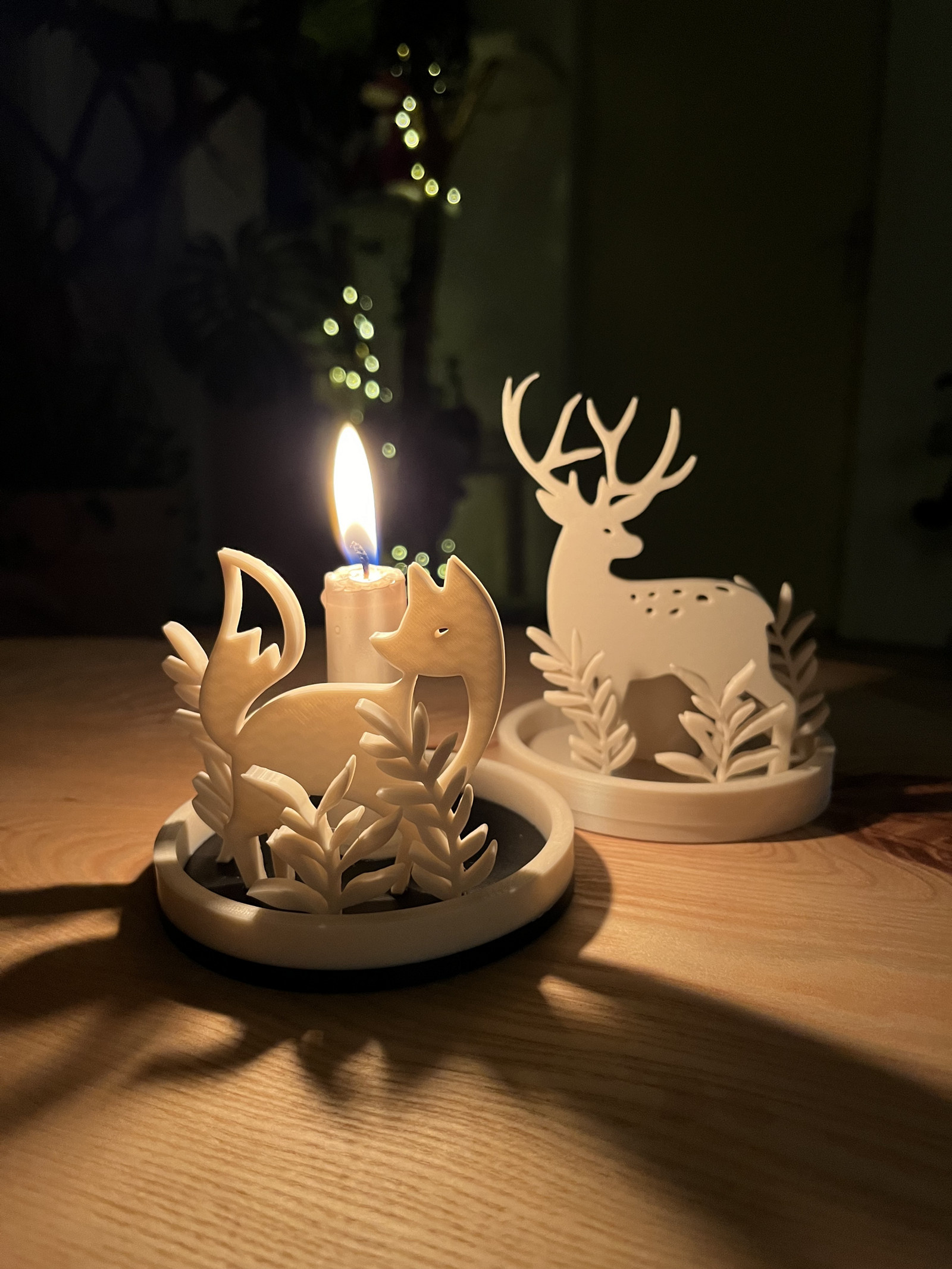 Chân Nến Hình Con Cáo