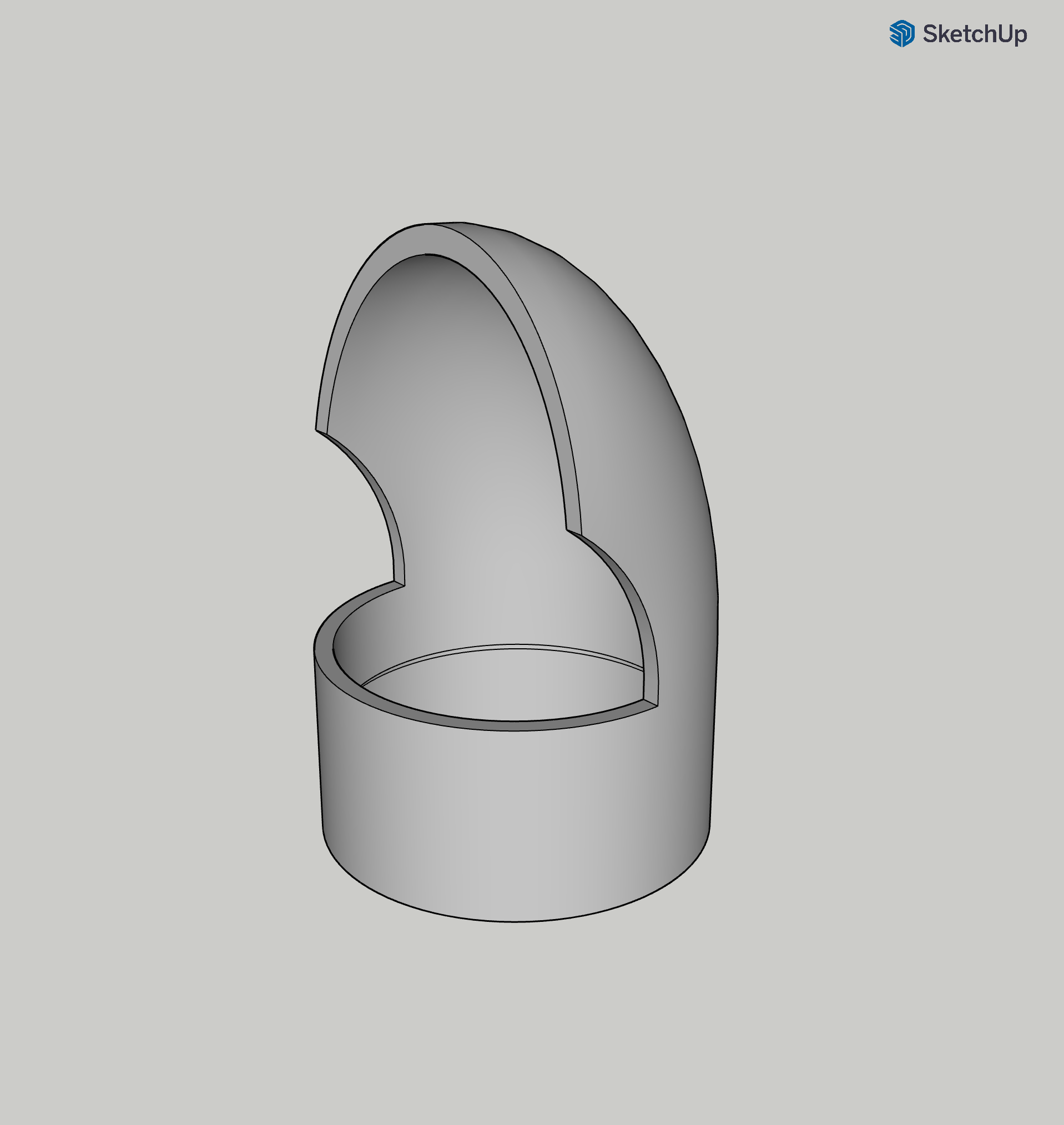 Ống Dẫn Vụn Gỗ Máy Bào Dewalt 734 (90 độ)