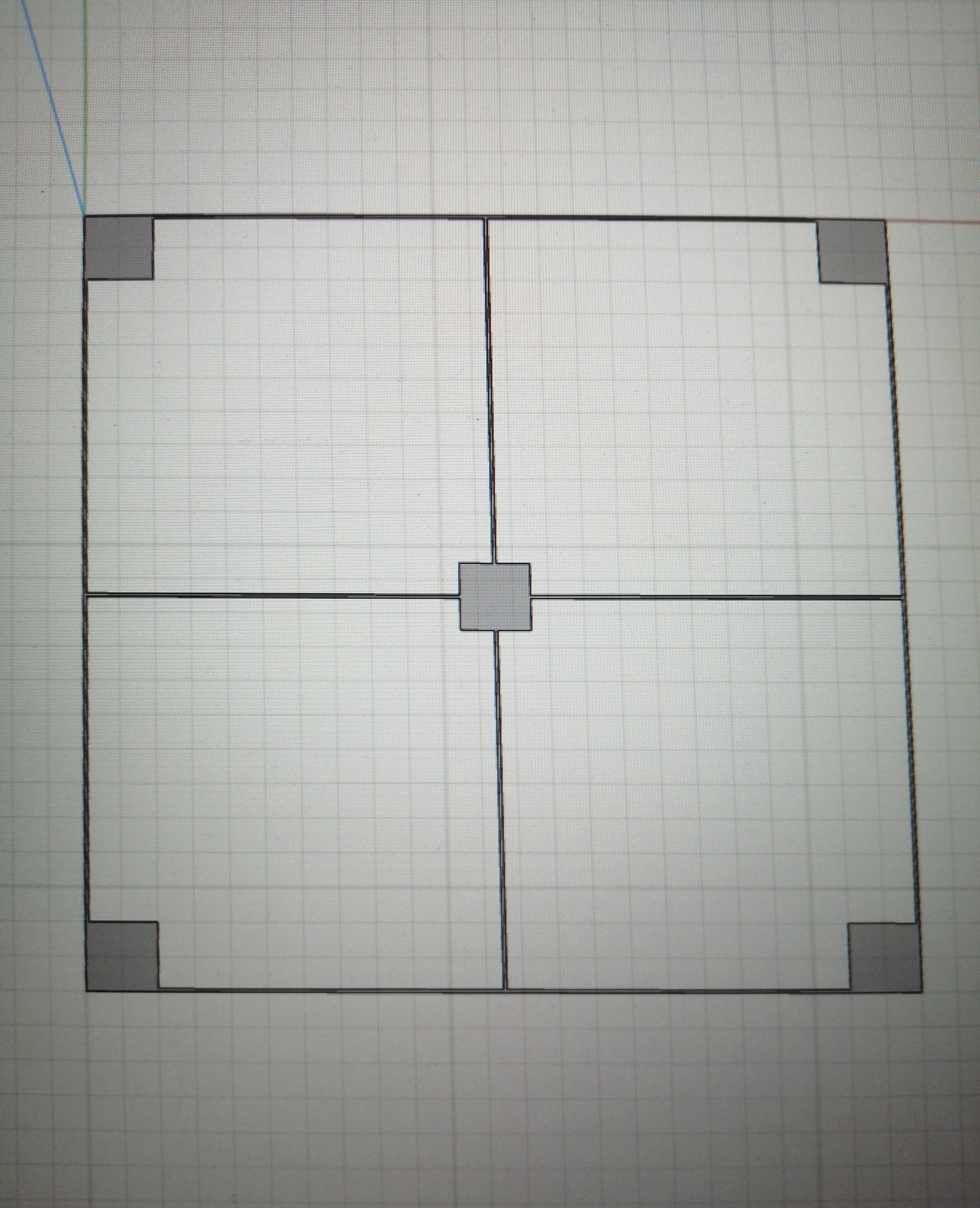 Mẫu Vuông Căn Chỉnh Cho Ender 3 V2 Neo