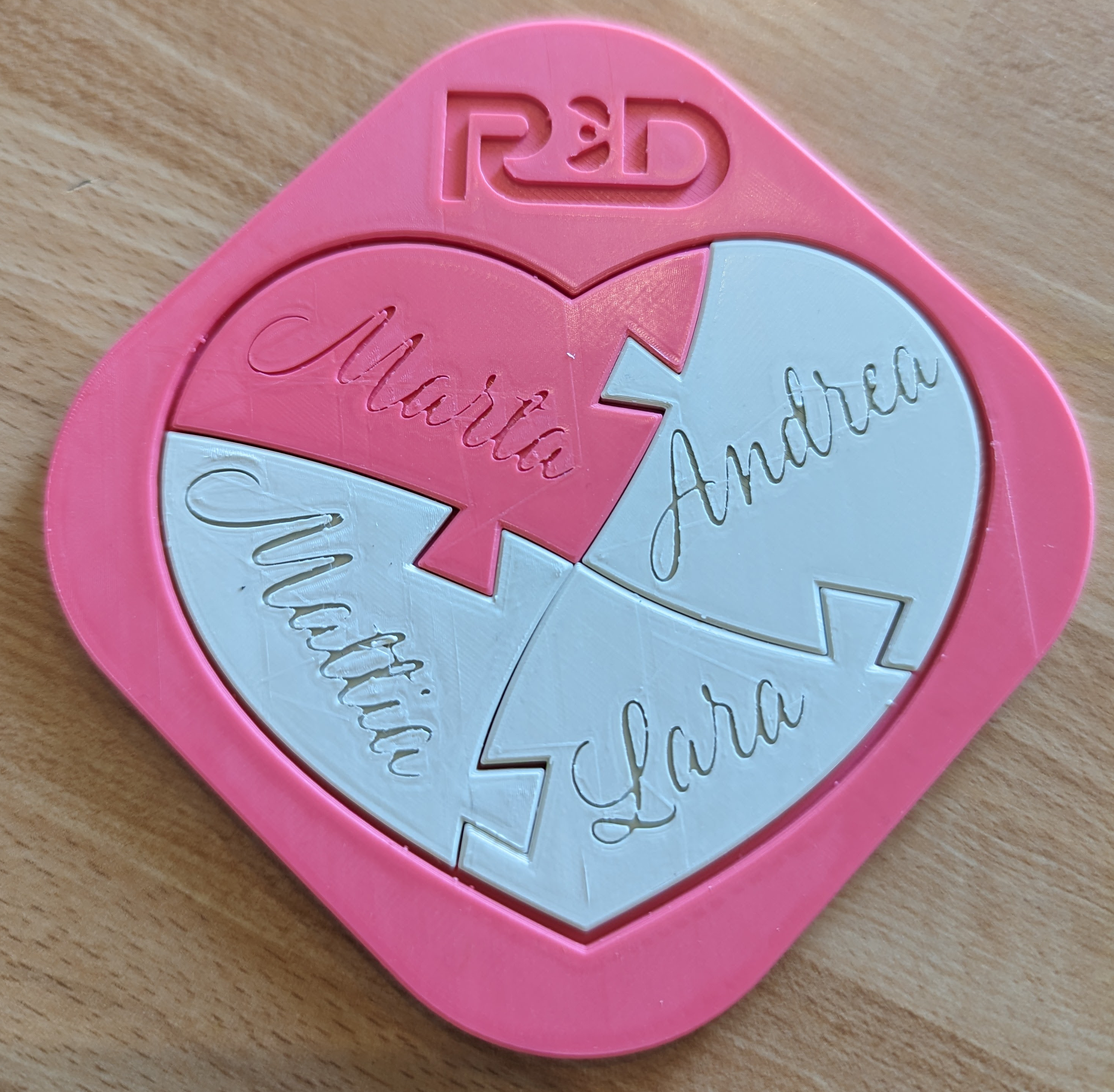 Mô Hình "CUORE PUZZLE - R3D" - Món Quà Ý Nghĩa