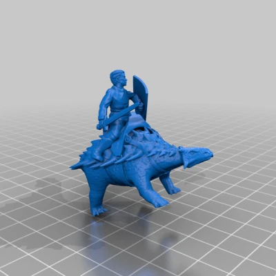 Wood Elf Dinosaur Riders - Kỵ sĩ tộc Tiên Rừng cưỡi khủng long