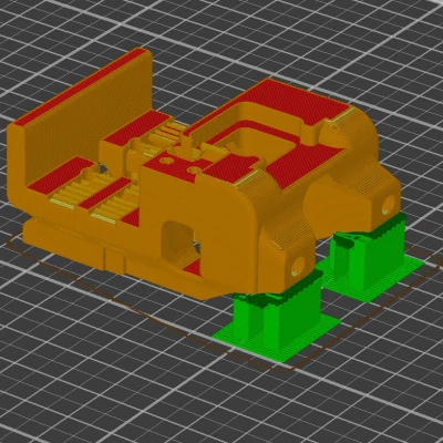 Rapid Burner / Dragon Burner MGN9H X Carriage Có Lối Ra Dây Curoa Xiên và Mount Tích Hợp Beacon Probe