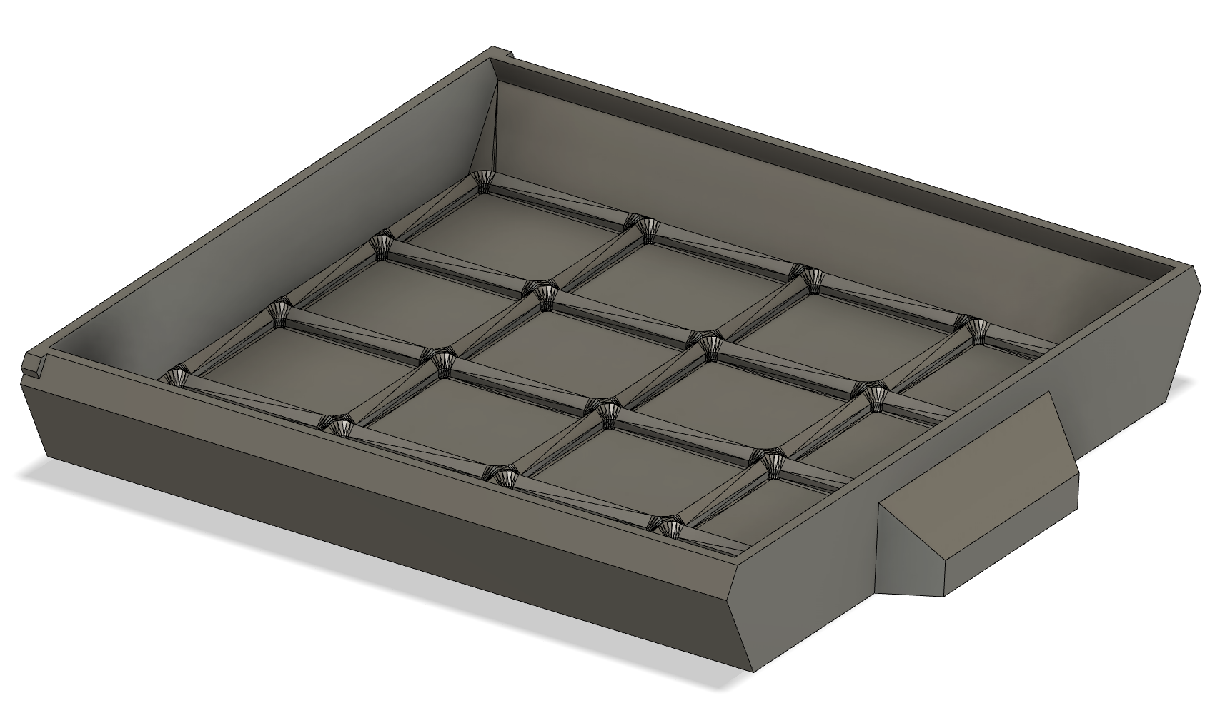 Ngăn Kéo Dưới Bàn (Gridfinity Không Cần Hỗ Trợ)