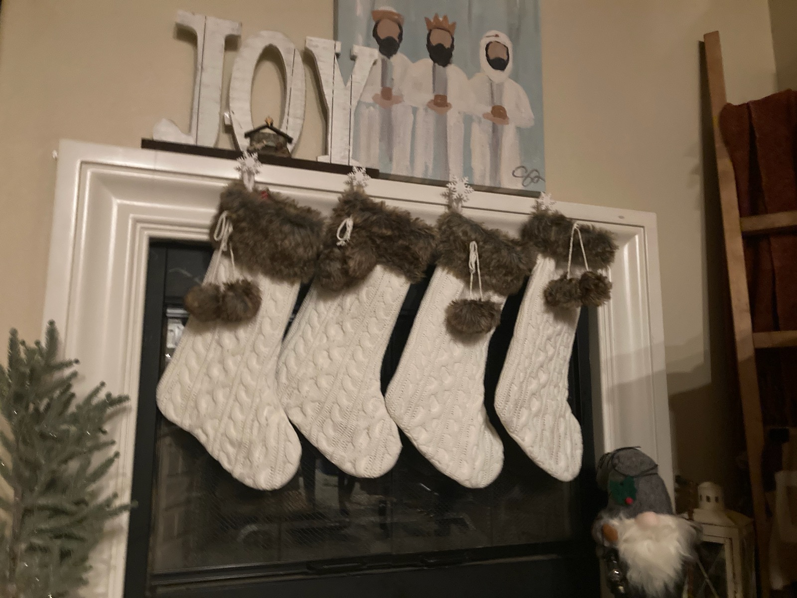 Chân treo vớ hình bông tuyết